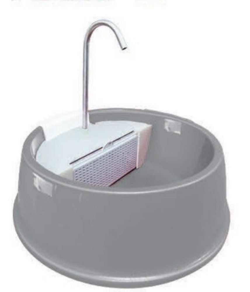 Fonte Bebedouro Furacão Pet Joy Cinza Bivolt 1,5 Litro com Filtro — foto 1