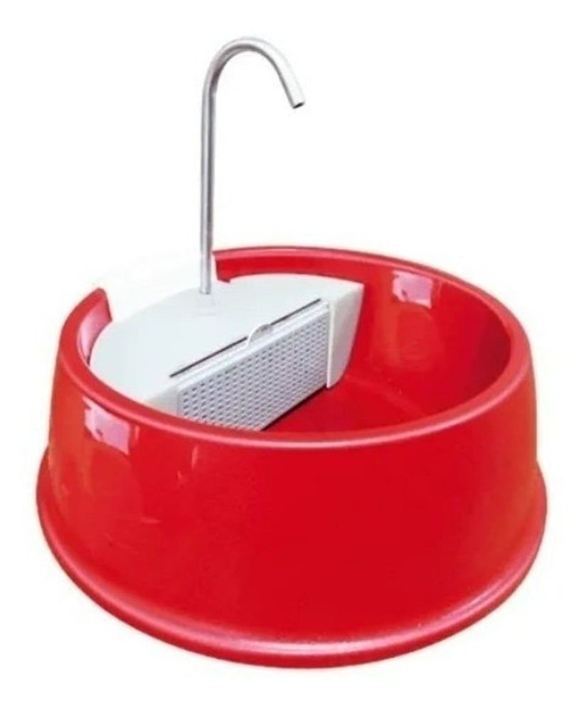 Fonte Bebedouro Furacão Pet Joy Vermelha Bivolt 1,5 Litro — foto 1
