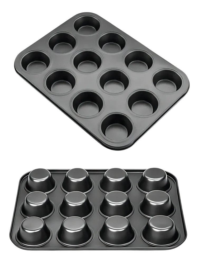 Forma Para Cupcakes Antiaderente 12 Cavidade — foto 1
