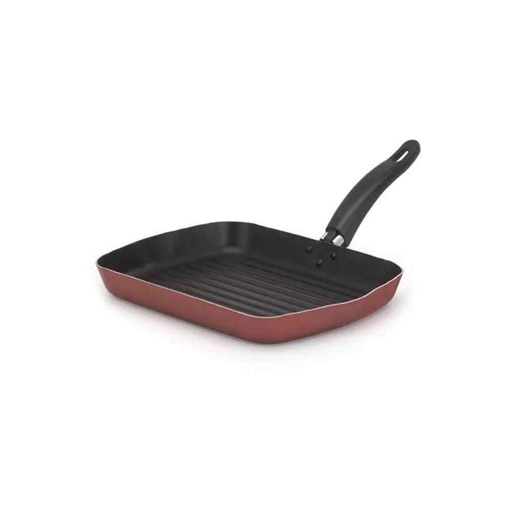 Frigideira Antiaderente Bifeteira Grill Techflon Nacional — foto 1
