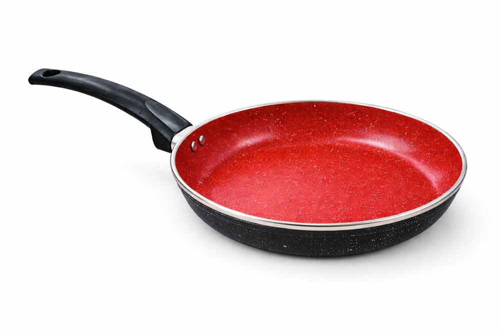 Frigideira Cerâmica Alumínio Antiaderente Vermelho e Preto 20 cm — foto 1