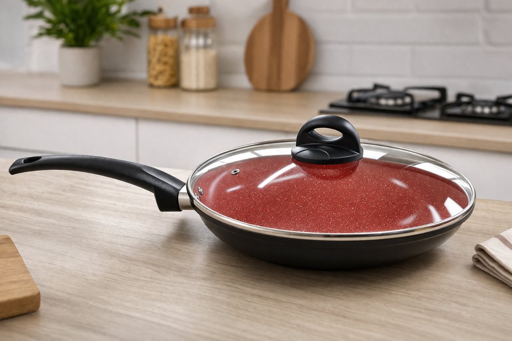 Frigideira com Tampa ceramica Antiaderente 28cm
