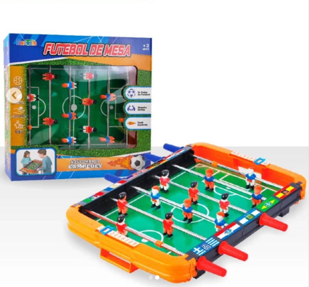 Futebol Mesa Infantil Portátil Botão Mini — foto 1