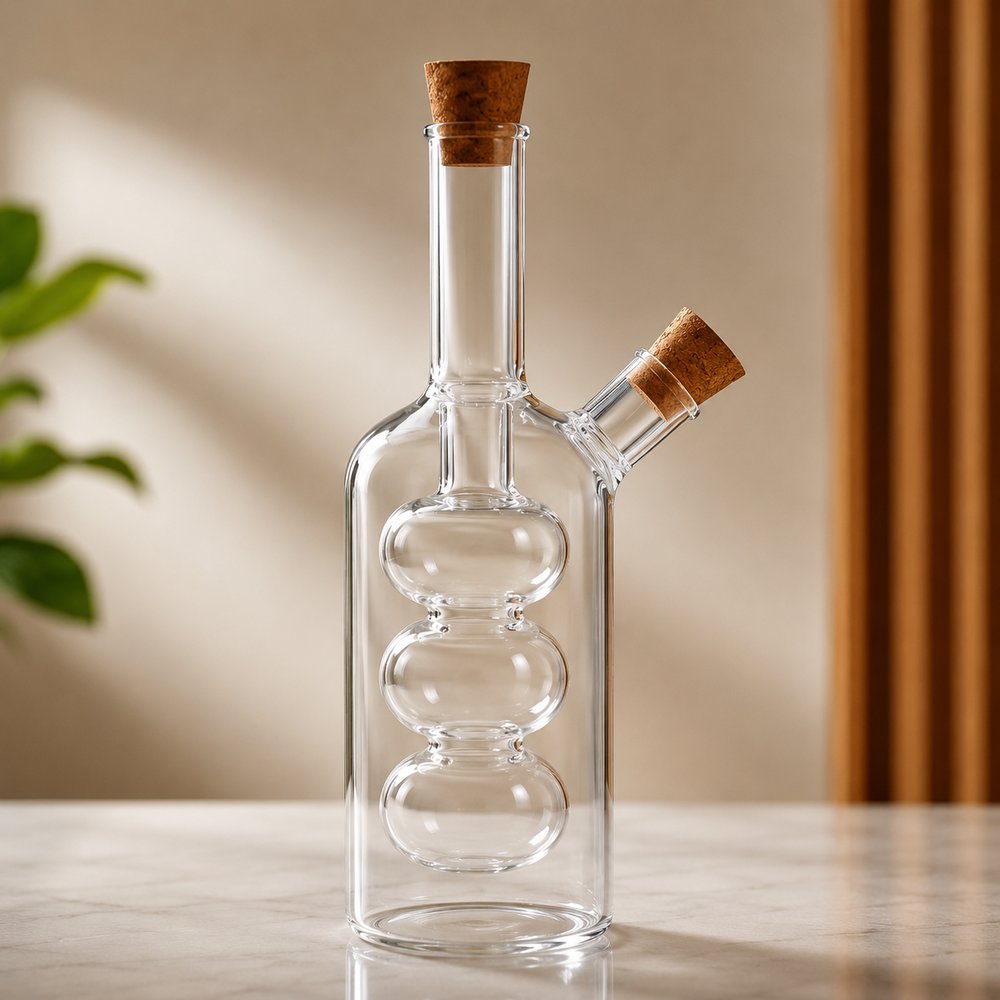 Galheteiro Duplo Petrin Vidro Borossilicato 260ml — foto 1