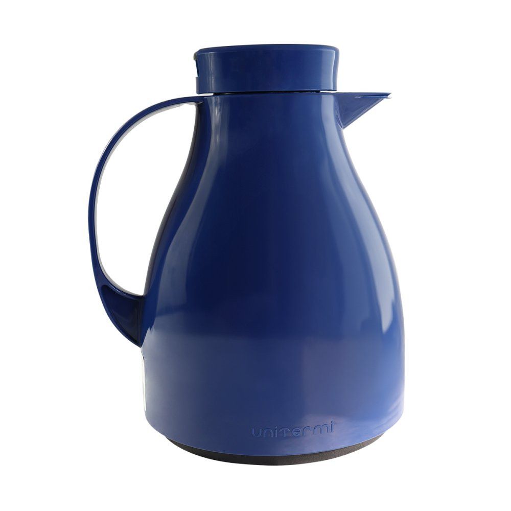 Garrafa Térmica Unitermi Paris Azul 1L com Gatilho — foto 1