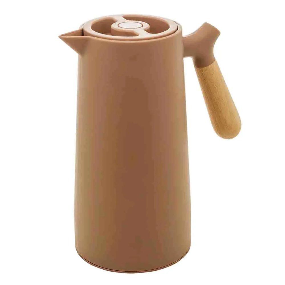 Garrafa Térmica GiftUtil Nude 1L Cabo de Madeira — foto 1