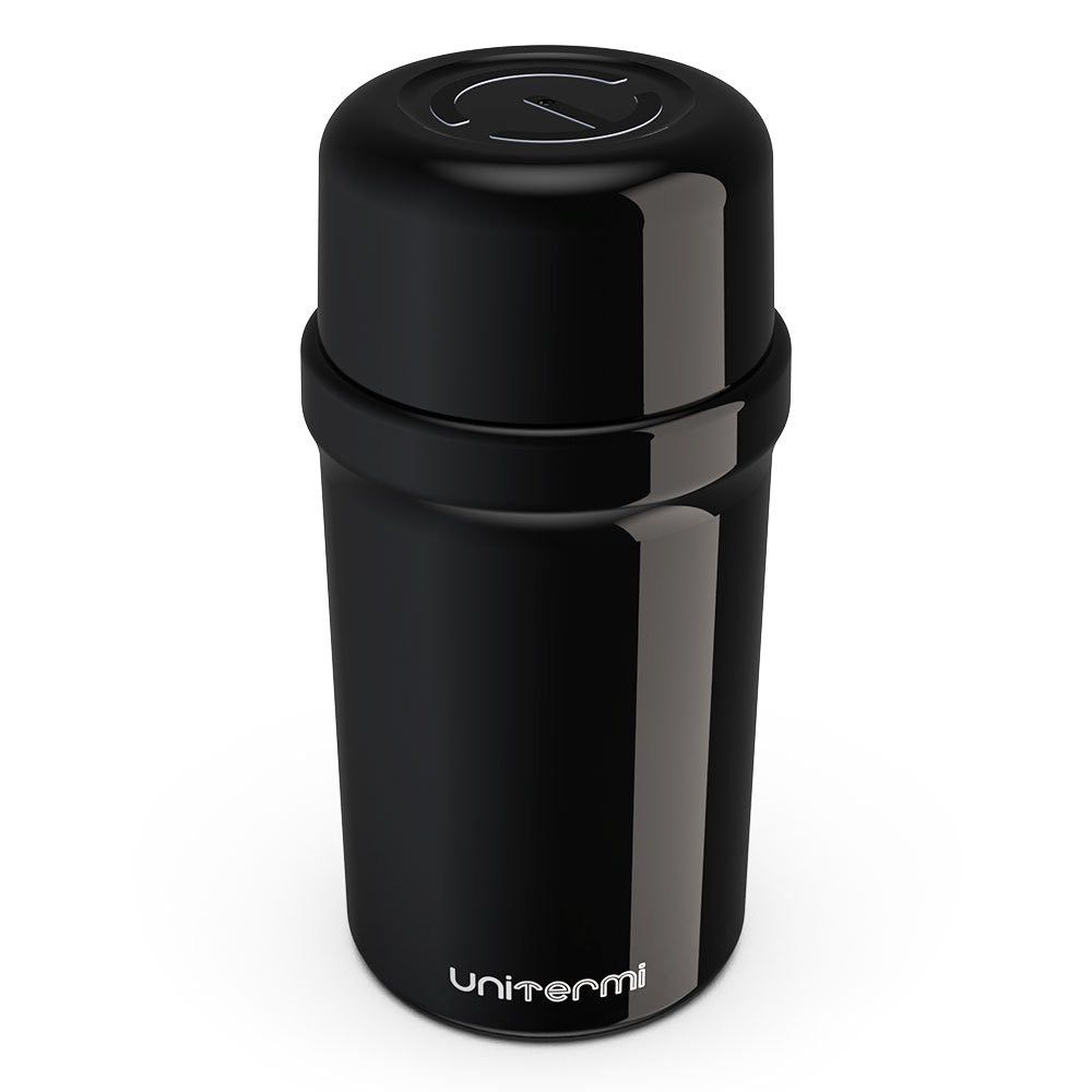 Garrafa Térmica Unitermi 250ml para Café Chá Água Leite - Preta — foto 1
