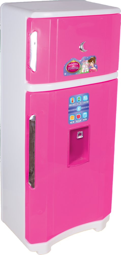 Geladeira Infantil Duplex Princesa - Rosa — foto 1