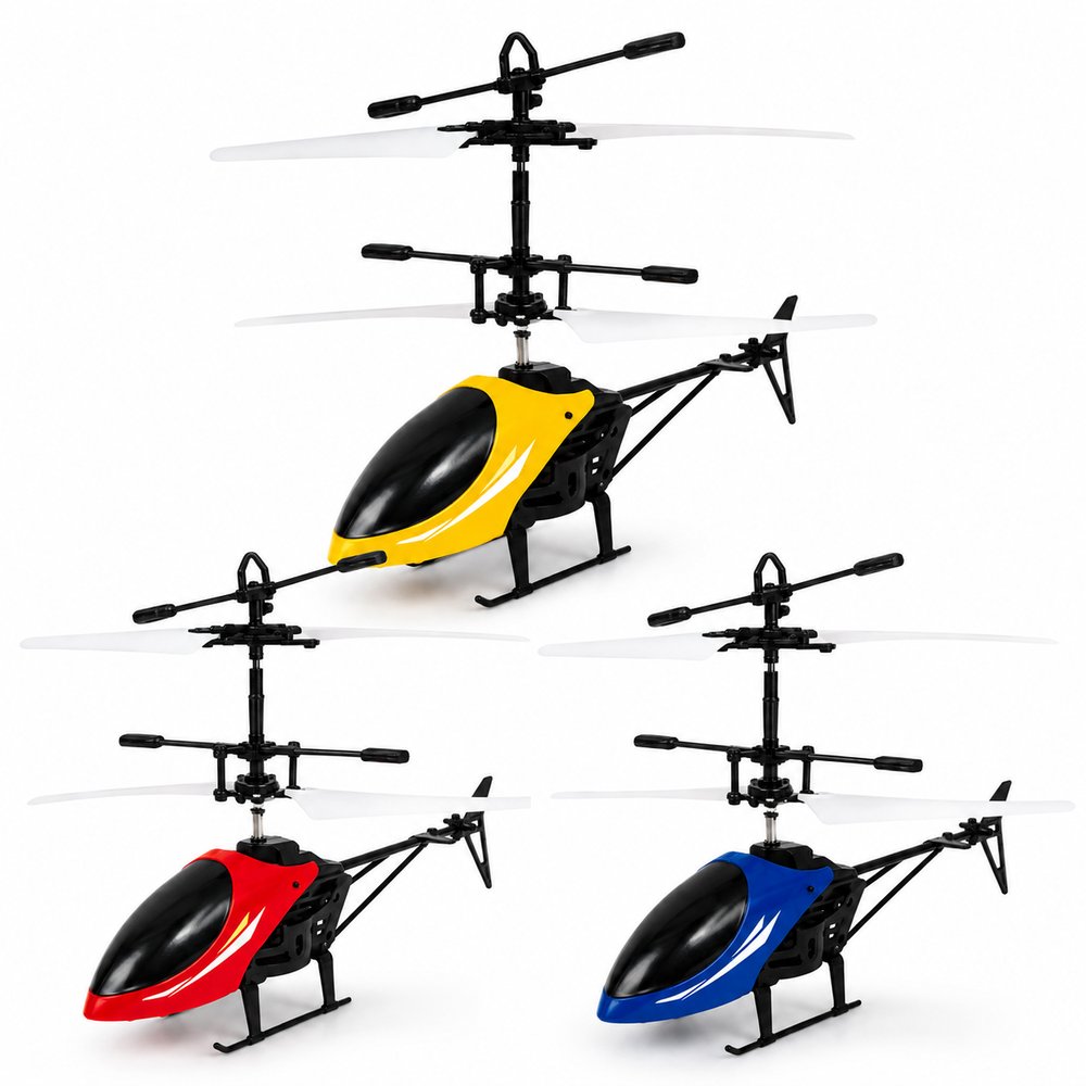 Helicóptero Voador Infantil por Indução com Sensor de Movimento e LED em Cores Sortidas — foto 1