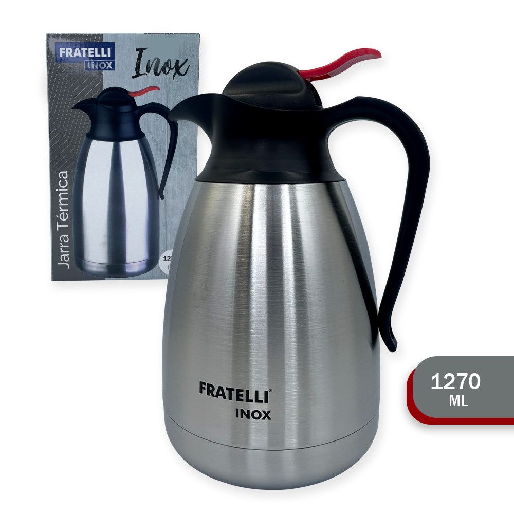 Jarra Térmica Garrafa Inox 1270ml Cafeteira E Chaleira — foto 1