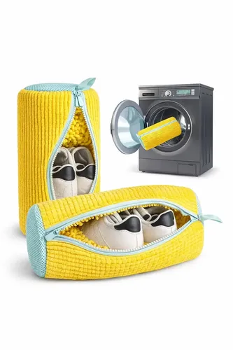 Kit 2 Sacos para Lavar Tênis na Máquina com Zíper