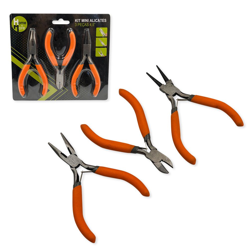Kit 3 Mini Alicates Bijuteria Pescaria Eletrônica — foto 1