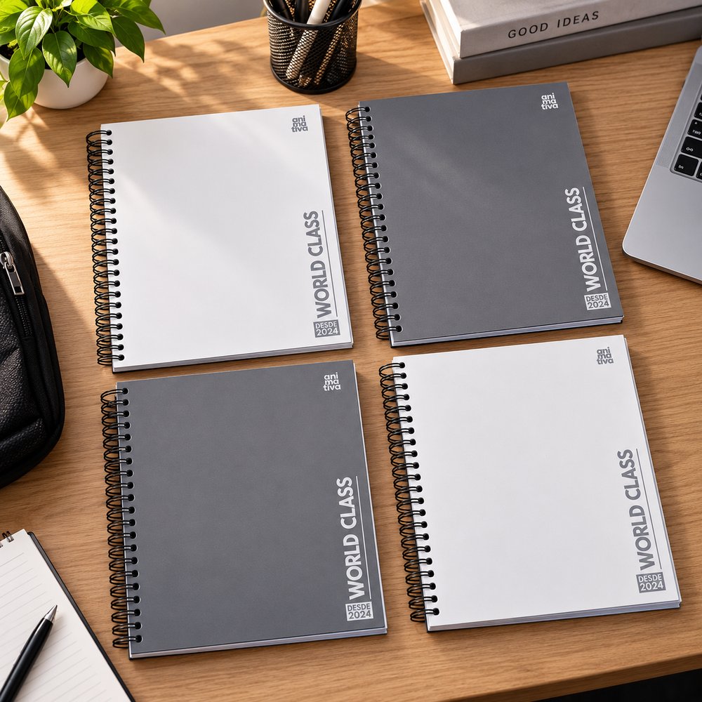 Kit 4 Agendas Planner Anual 88 Folhas 2027