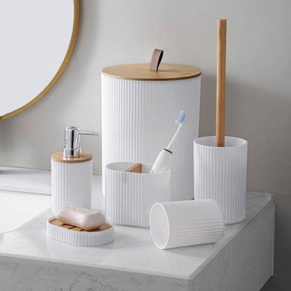 Kit Acessórios de Banheiro 6 Peças - Sortido — foto 1
