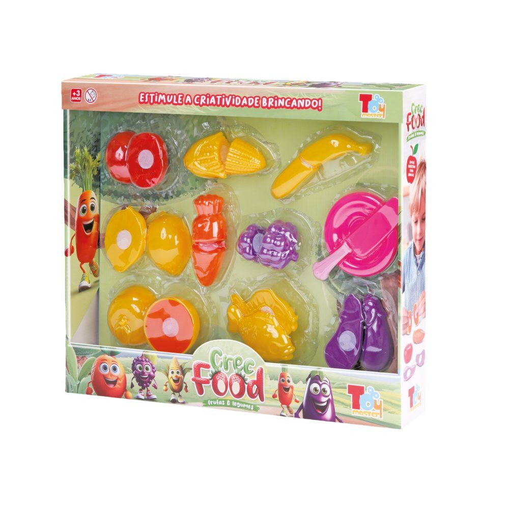 Kit Brinquedo Infantil Frutas e Legumes — foto 1