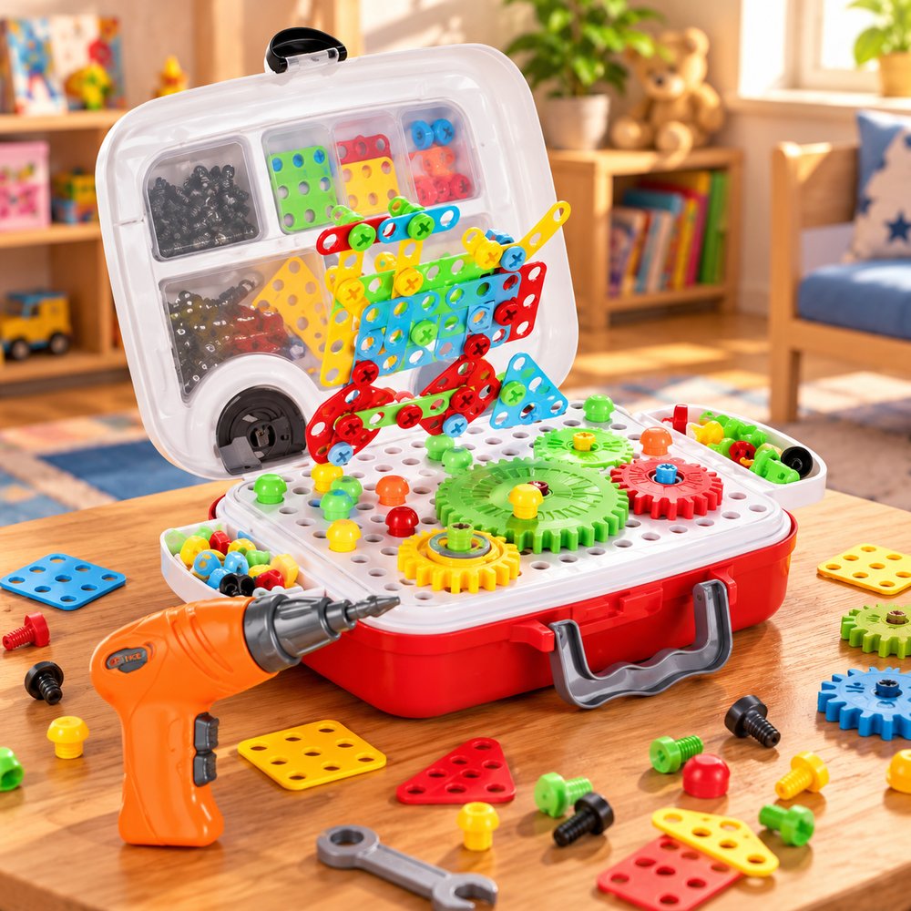 Kit Ferramenta Infantil Monta e Desmonta — foto 1