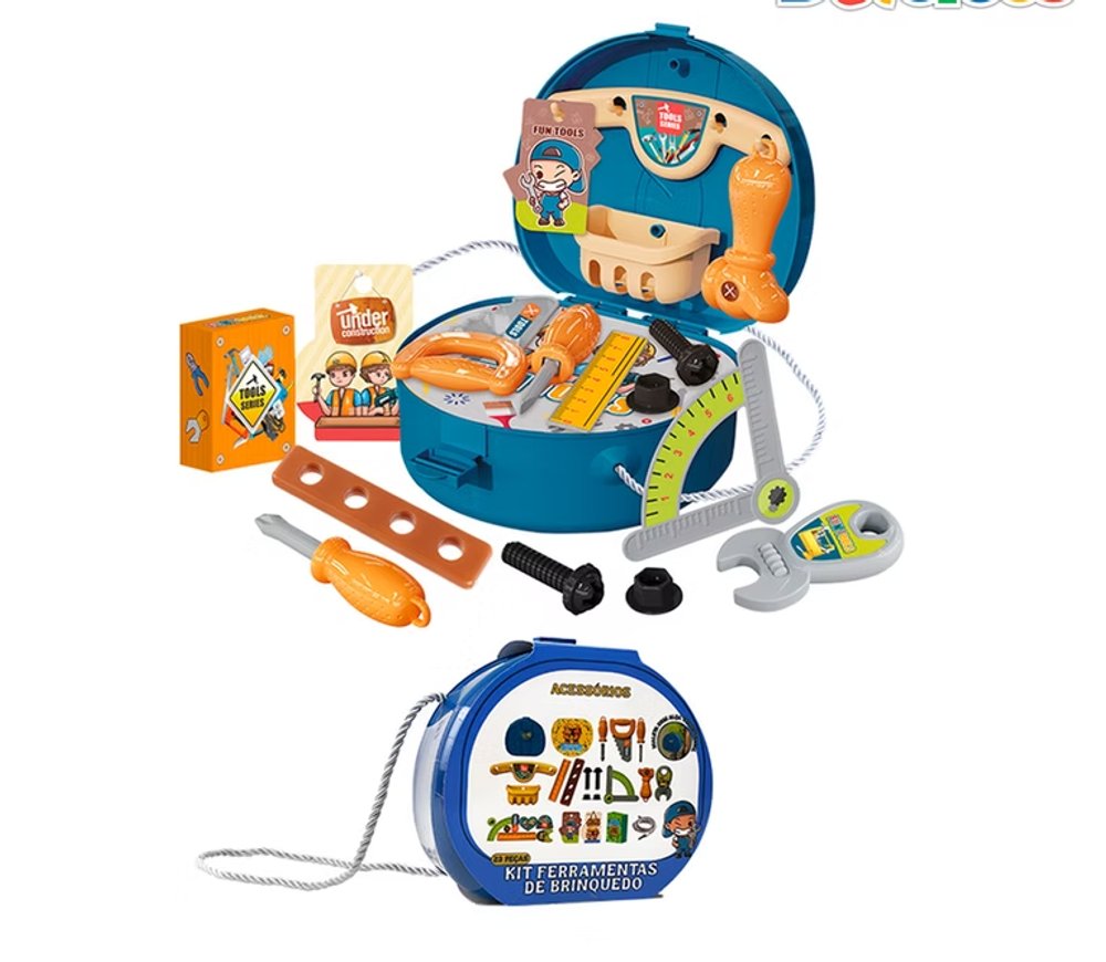Kit Maleta Ferramentas Infantil Brinquedo Construção — foto 1