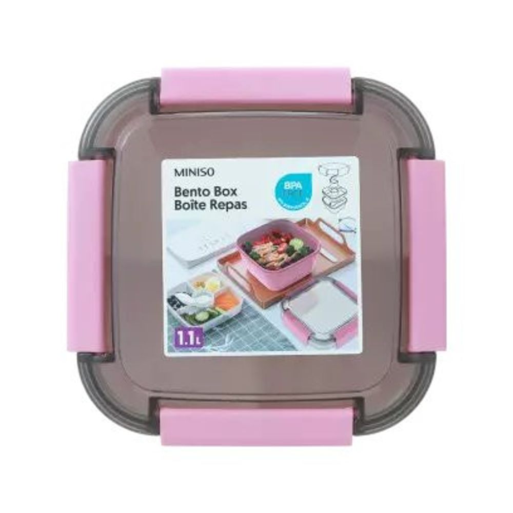 Kit Saladeira com 2 Níveis e Talher 1,1 Litro - Rosa — foto 1