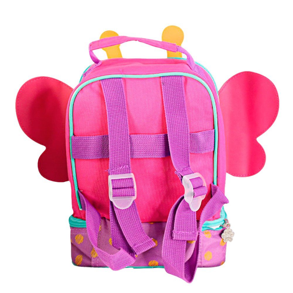 Lancheira Térmica Infantil Clio Pets Borboleta Rosa