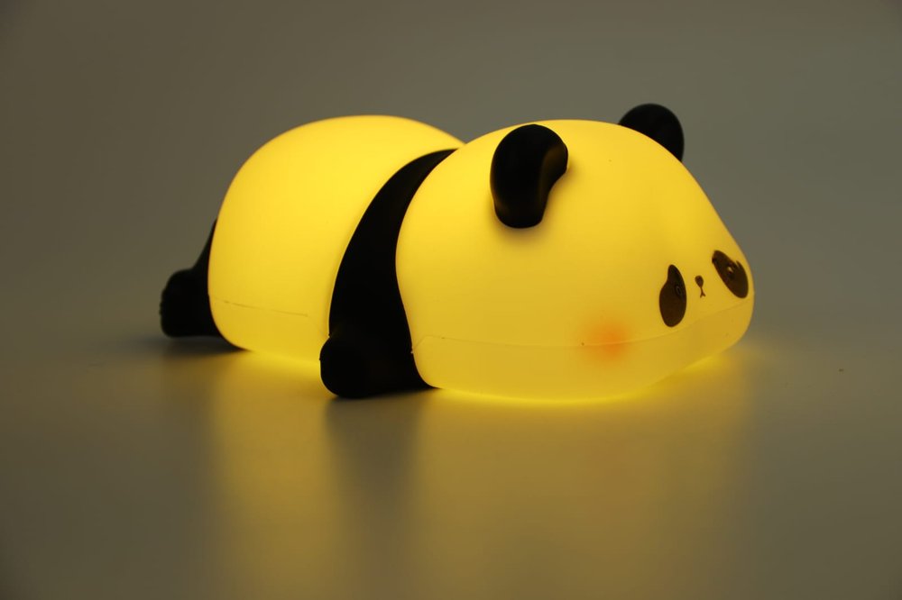 Luminária LED Panda de Silicone — foto 1
