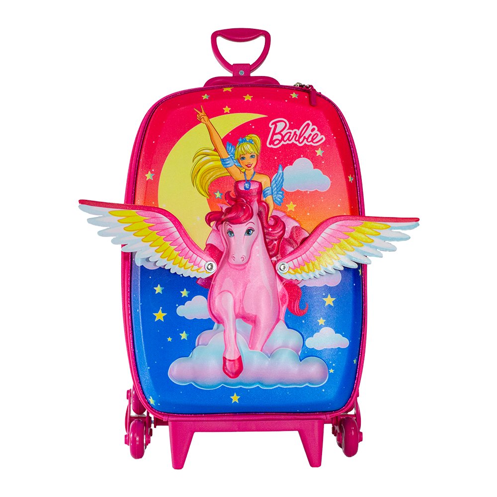 Mala Infantil Barbie Pegasus 3D - Multicolorida — foto 1