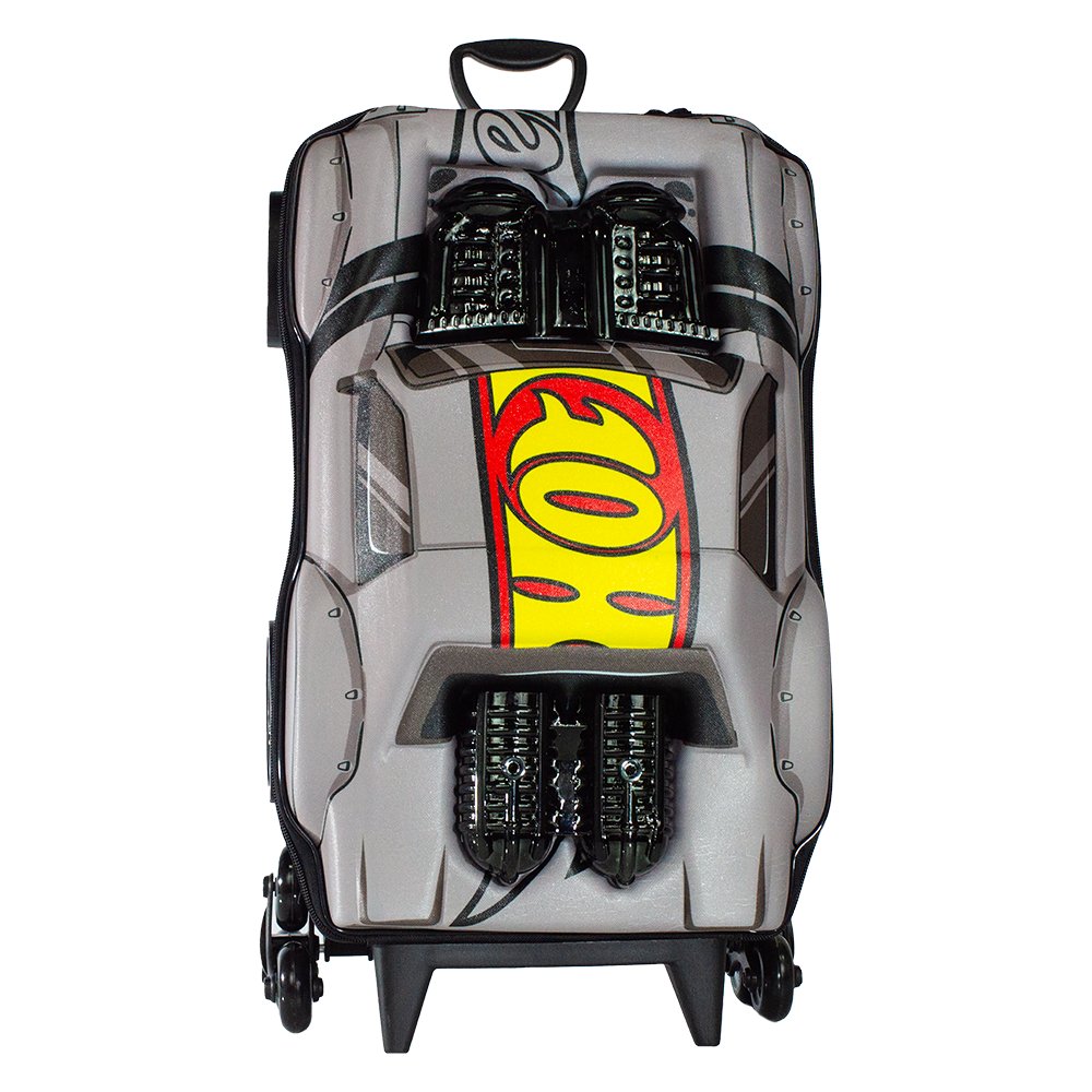 Mala Infantil Night Shifter 3D com Rodinhas - Cinza