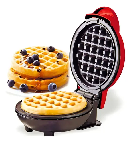 Máquina de Waffle Elétrica Antiaderente Clássica 127V 350W