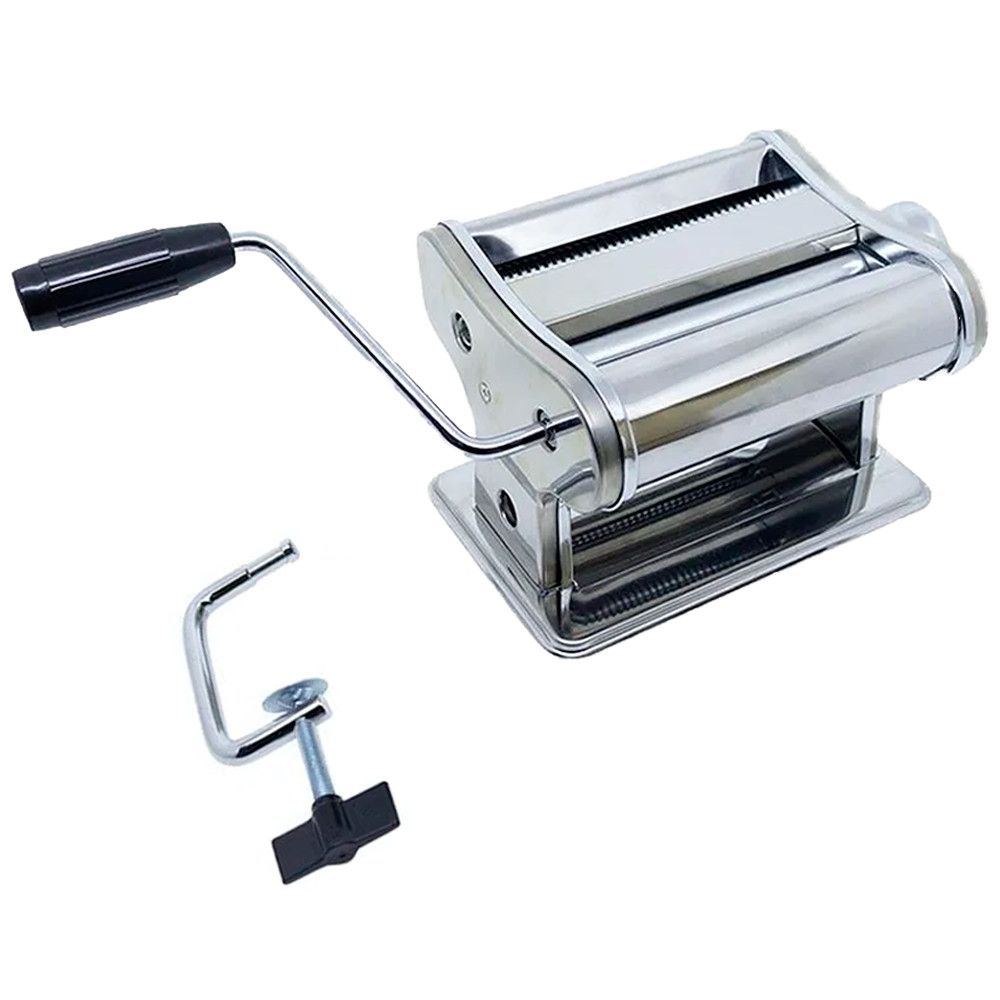 Máquina Macarrão Cilindro Aço Inox Massa Caseira Espaguete — foto 1
