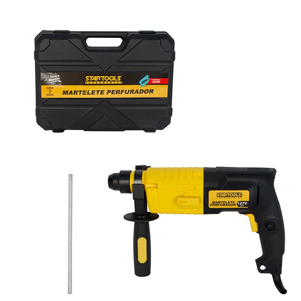 Martelete Perfurador Startools 600W 127V 1,7 Joule