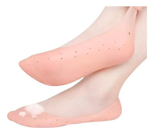 Meia de Silicone Hidratante para os Pés em Hidrogel