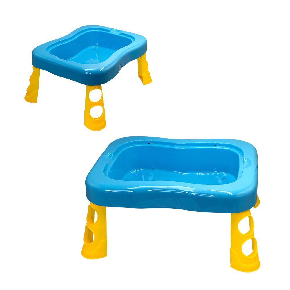 Mesa para Areia Divertida com 7 Cores de Areia e 22 Acessórios - Azul — foto 1