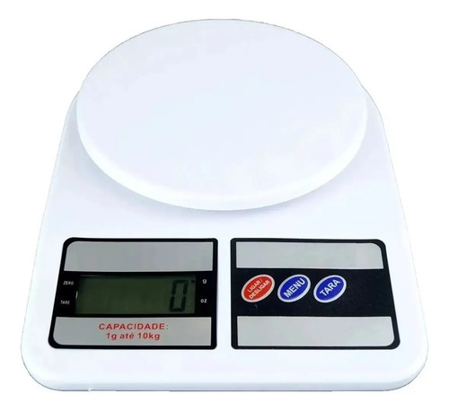 Balança Digital de Cozinha até 10 kg Branca