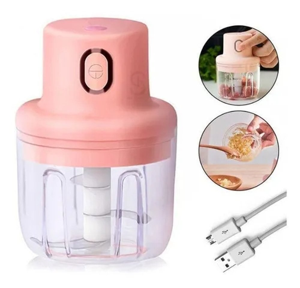 Mini Processador Elétrico DDG 250ml Recarregável 3 Lâminas — foto 1