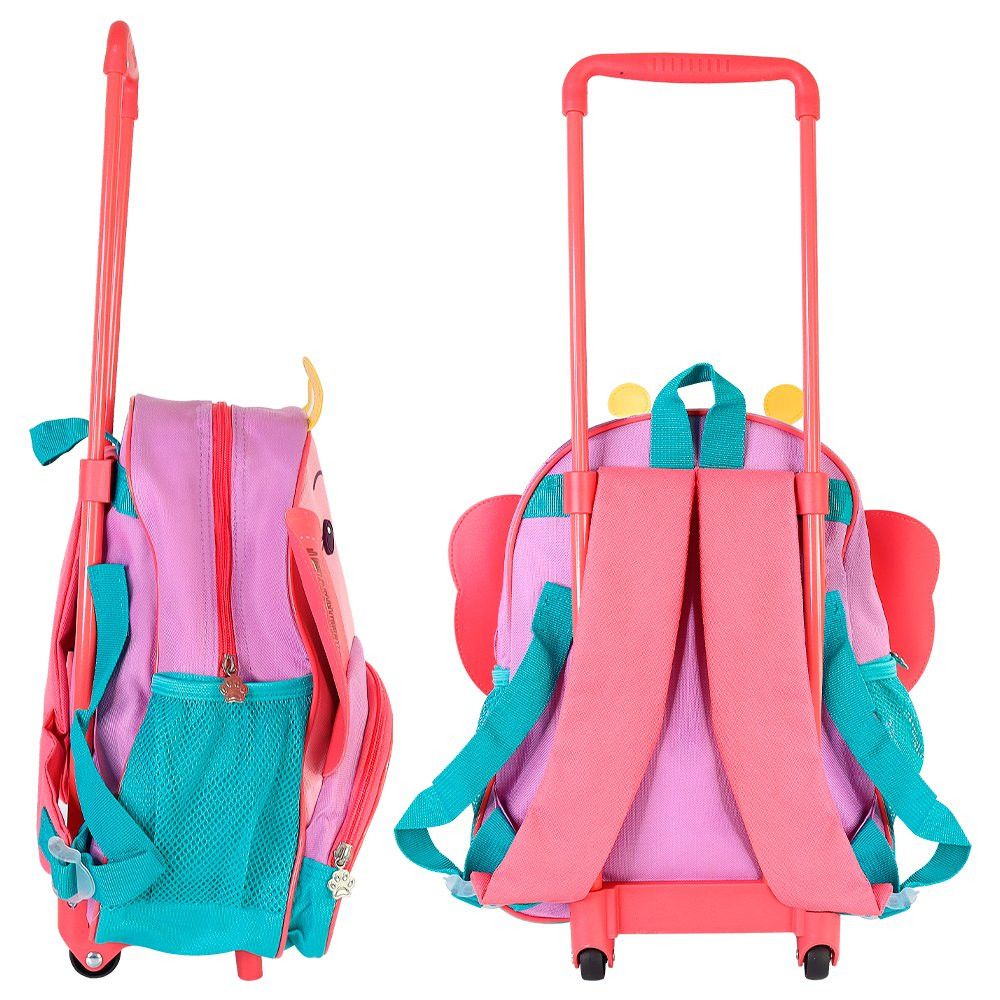 Mochila Infantil de Rodinhas Clio Pets Borboleta 14L