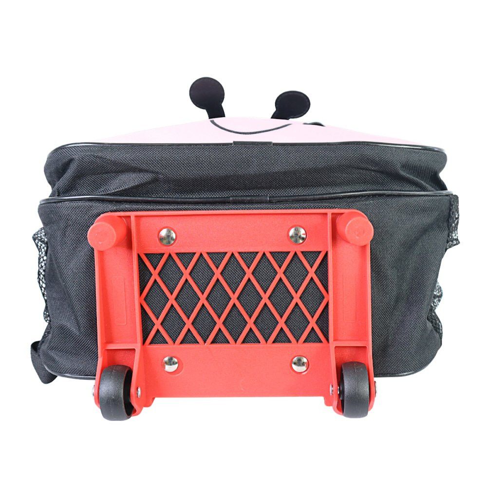 Mochila Infantil de Rodinhas Clio Pets Joaninha 14L