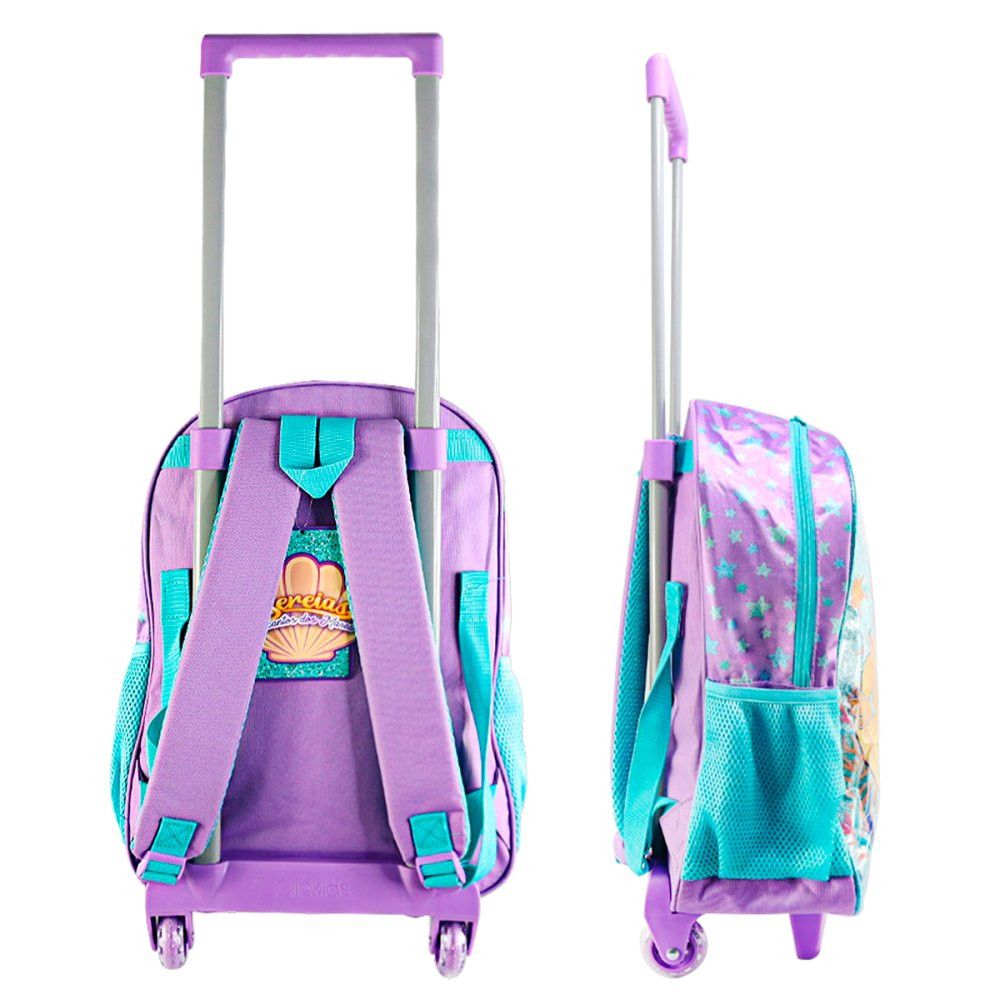 Mochila de Rodinhas Clio Sereia Encanto dos Mares — foto 1