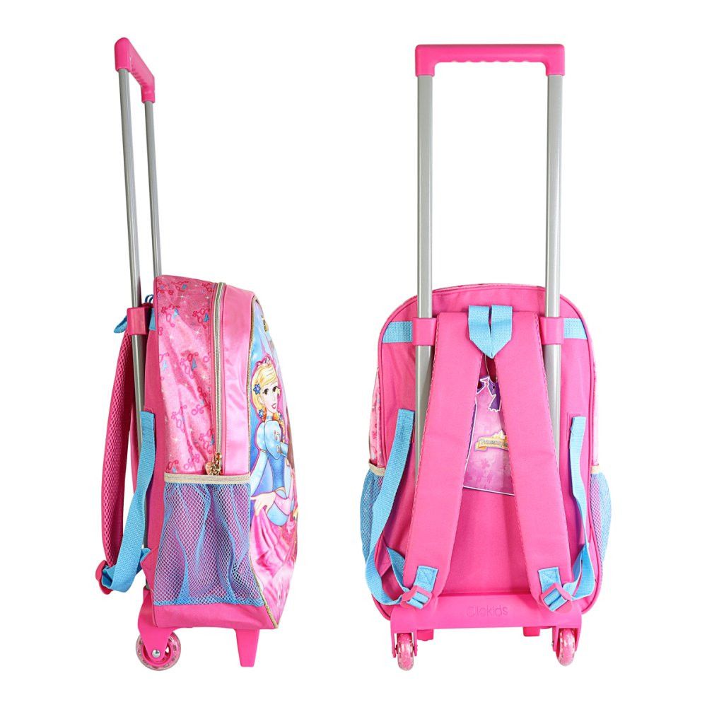 Mochila Escolar de Rodinhas Princesas Mágicas — foto 1