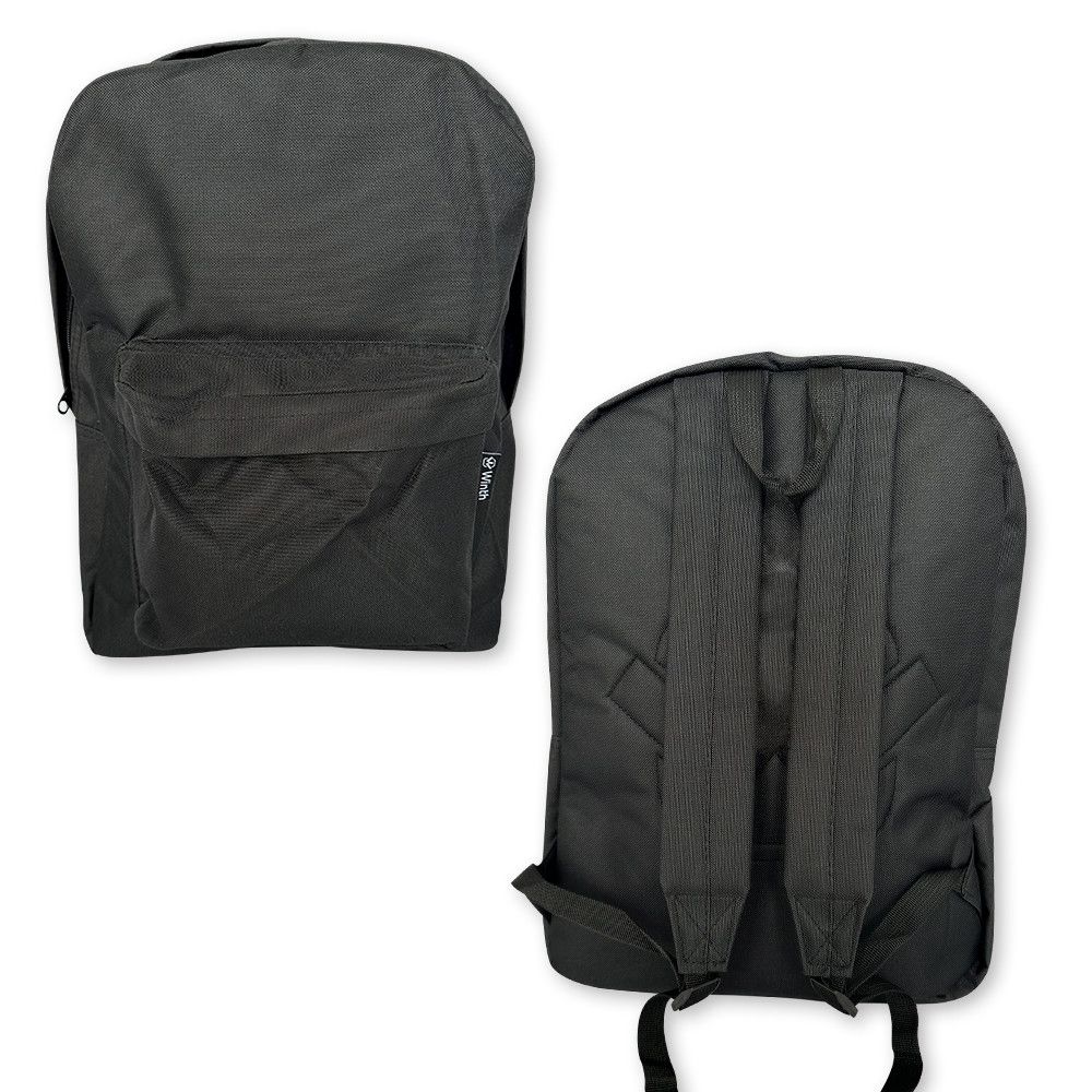 Mochila Escolar Rocie All Black Preta Unissex 28L