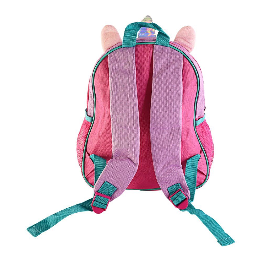Mochila Infantil Clio Unicórnio 3D de Costas Cor Sortida