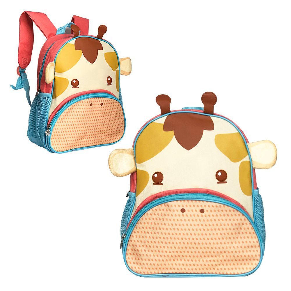 Mochila Infantil Clio Pets Girafa 17 Litros de Costas