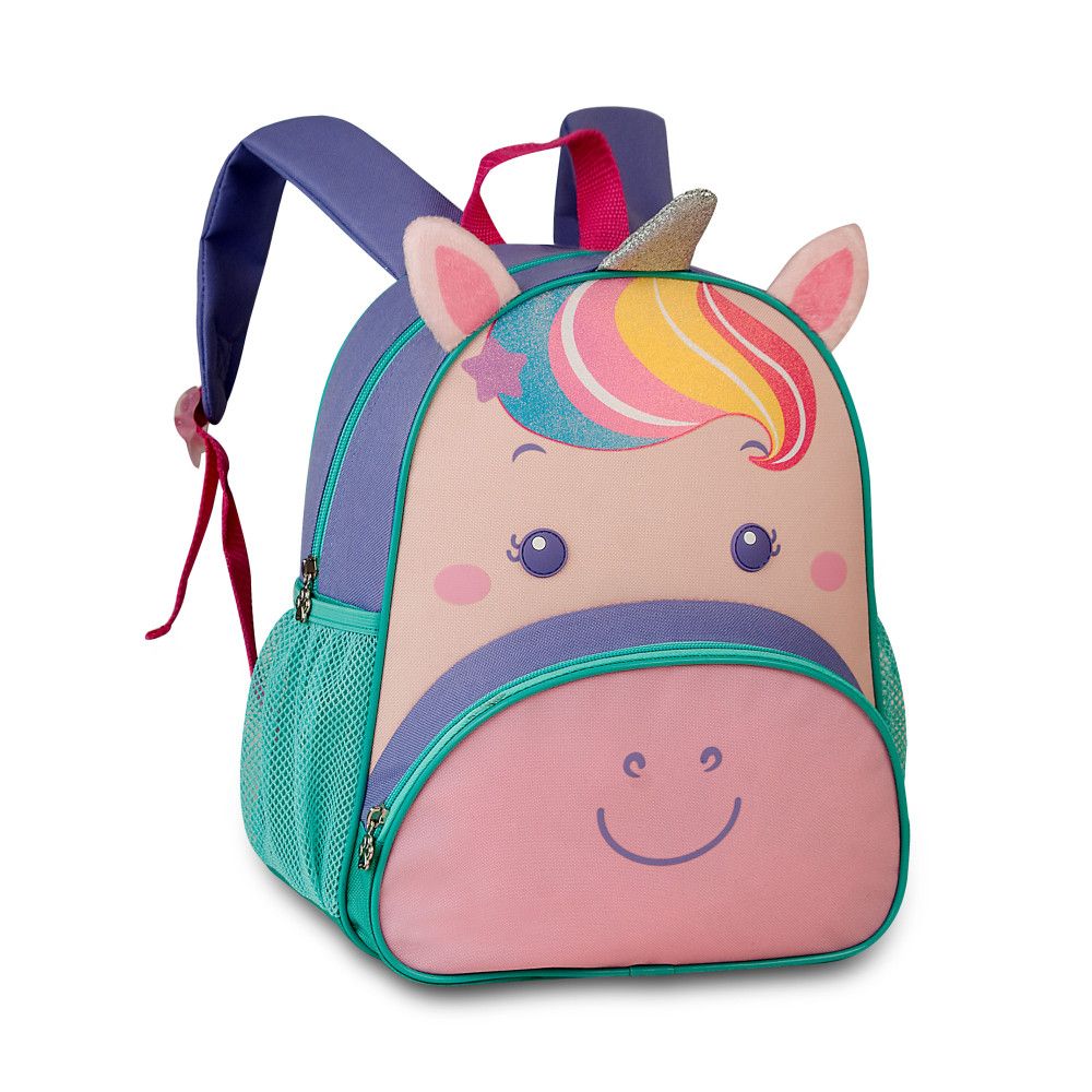 Mochila Infantil Clio Pets Unicórnio Roxo 3D 17 Litros
