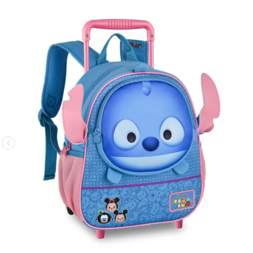 Mochila Infantil Stitch Tsum Clio Rodinhas 9L — foto 1
