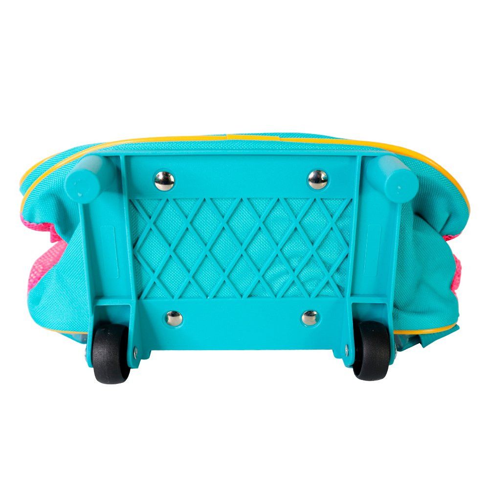 Mochila Infantil de Rodinhas Clio Pets Unicórnio Rosa 14L
