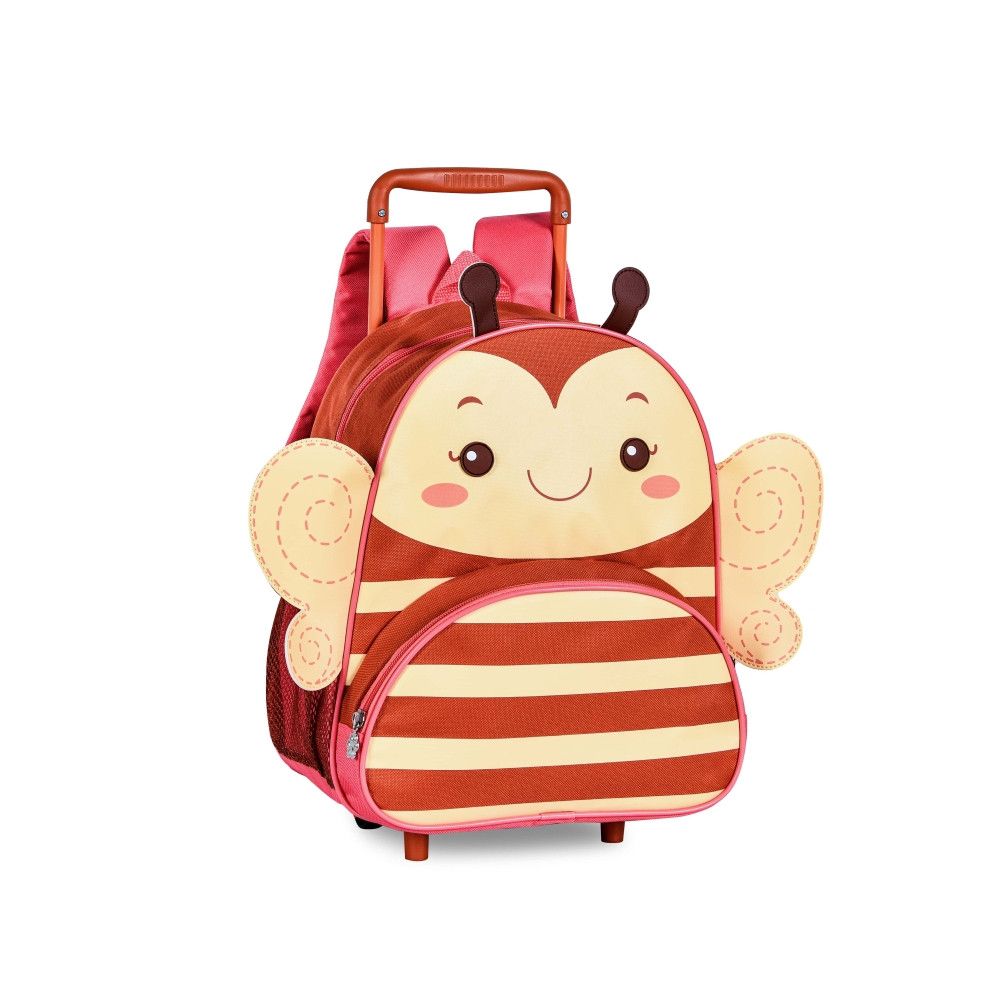 Mochila Infantil Rodinhas Escolar Passeio Abelha — foto 1