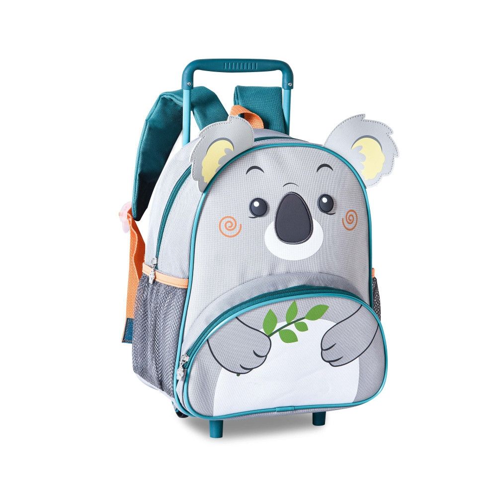 Mochila Infantil Rodinhas Escolar Passeio Coala — foto 1