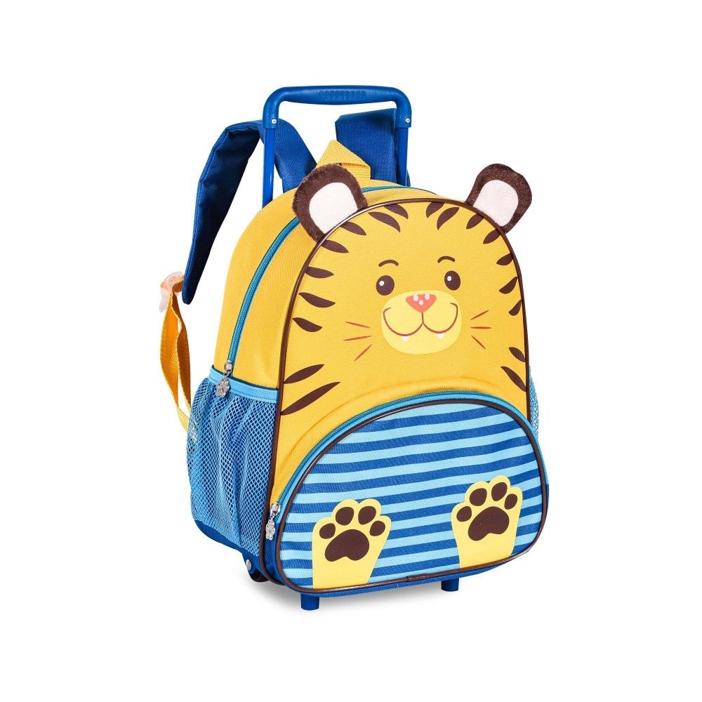 Mochila Infantil Rodinhas Escolar Passeio Tigre — foto 1