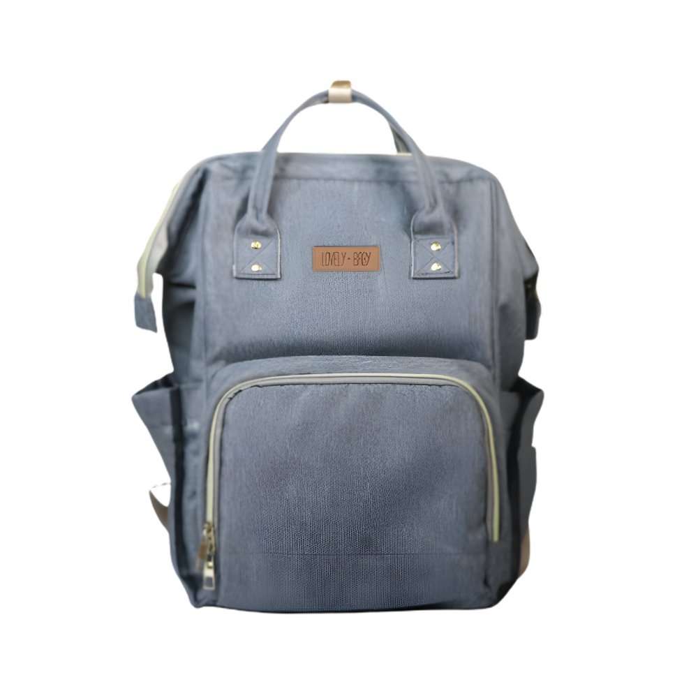 Mochila Maternidade Unik Lovely Baby Cinza 40cm