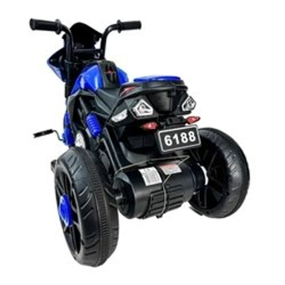Moto Elétrica Infantil 6V Bateria Recarregável Acelerador Pé — foto 1