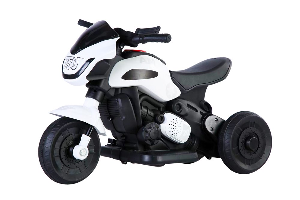 Moto Elétrica Infantil 6V - Branca — foto 1