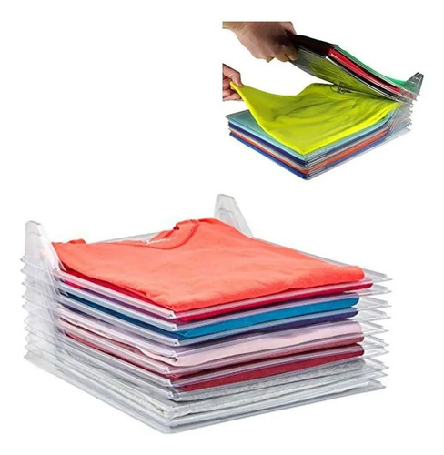 Organizador de Camisetas com 10 Divisões para Gaveta
